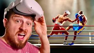 Real Boxers Try VR Boxing