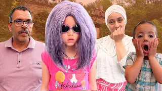 ELLE est REVENUE ! PAPI et MAMIE doivent PARTIR - La PETITE FILLE aux CHEVEUX VIOLET