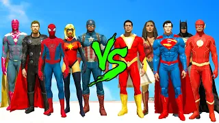 Avengers VS Justice League - Rework Version GTA 5 Epic Battle