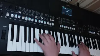 И. Корнелюк - Город которого нет (Cover) - played Live on Yamaha PSR SX-600