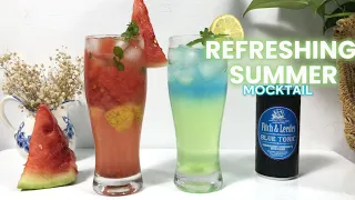 Blue Beach Mocktail |Watermelon Mojito | Refreshing Summer Drinks