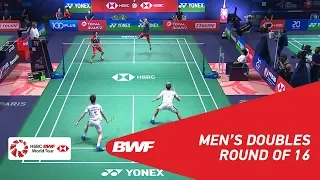 R16 | MD | GIDEON/SUKAMULJO (INA) [1] vs ENDO/WATANABE (JPN) | BWF 2018