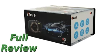 iTrue X3 Dashcam Full Review with Sample Footage