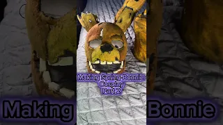 FNAF SPRING BONNIE COSPLAY | Tutorial PART 2 #purpleguyfnaf #fnaf #shortscraft #fnafcosplay #fnaf3