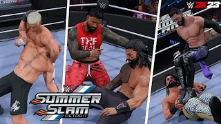 WWE 2K23: SummerSlam 2023 Full Show Prediction Highlights