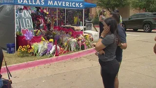 Funerals for Allen victims beginning as residents continue visiting memorial outside mall