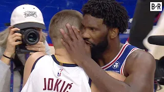 Joel Embiid & Nikola Jokić Show Love After 76ers vs. Nuggets