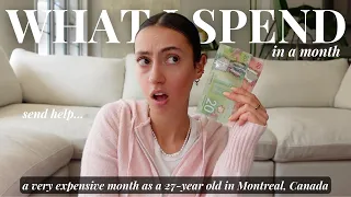 WHAT I SPEND IN A MONTH | a very expensive month (ouch...) *September 2023*