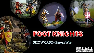 Foot Knights SHOWCASE - Footsore Miniatures Barons War Range
