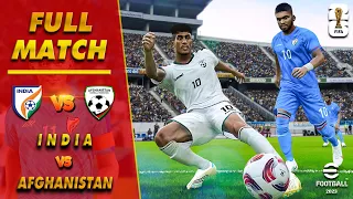⚡India vs. Afghanistan : FIFA World Cup 2026 Qualifiers - Full Match | Football Gameplay 🔥