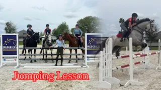 Join my Jumping Lesson with Trey!!