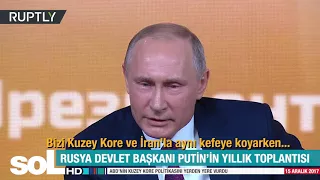 RUSYA DEVLET BAŞKANI PUTIN'İN YILLIK TOPLANTISI