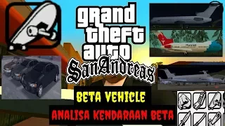 GTA San Andreas Beta Version : Kendaraan yang di hapus ( Beta Vehicle Analysis)
