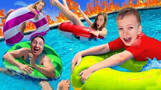 🔥 PISCINA este LAVA 🔥 CHALLENGE Extremal 🥵