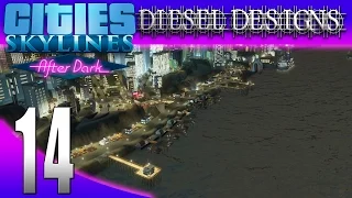 Cities: Skylines: After Dark:S7E14: Docks, Goods, and Liesure! (City Building Series 1080p)