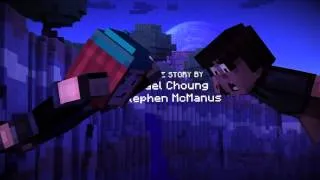 Minecraft Story Bridge Jump Scene