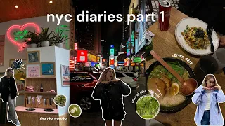 NYC DIARIES PART 1 I falling in love with New York 💌  *fav food spots*