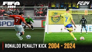 Ronaldo Penalty Kick In Every FIFA | 2004 - 2024 |