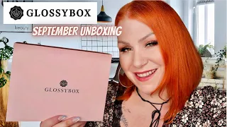 UNBOXING GLOSSYBOX SEPTEMBER BEAUTY SUBSCRIPTION BOX - 7 ITEMS THIS MONTH !!