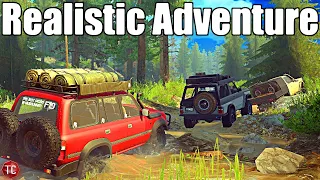 SpinTires MudRunner: REALISTIC OFF-ROAD ADVENTURE!! NEW TRUCKS!