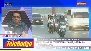 Mga detalye ng full implementation ng motorcycle lane sa Commonwealth Ave ngayong Lunes