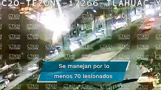 Así colapsó puente de la Línea 12 del Metro con todo y tren