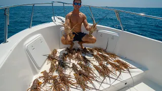 Caribbean SPINY Lobster! Catch Clean Cook (2021 Florida Lobster Mini Season)