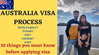 AUSTRALIA VISA PROCESS | STUDY VISA WITH FAMILY