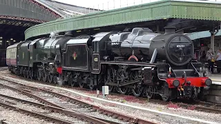 45231 The Sherwood Forester + 46100 Royal Scot + D213 (40013): The Welsh Marches Whistler - 3/6/21