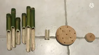 How to make a bamboo wind chime