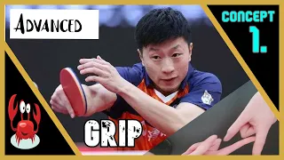 Concept 01 - Holding pressure line | Best table tennis grip advice