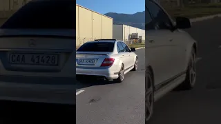 AMG C63 | Full X-Pipe Exhaust system, launched hard 😱