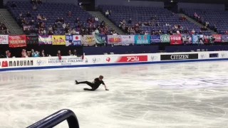 #Worlds2017: Patrick Chan, Denis Ten, Kevin Reynolds practice skate, 3-28-2017