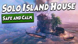 Solo Island House - Safe and Calm | VALHEIM