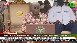 Rescind decision to contest as independent candidate – Akufo-Addo advises Fomena MP