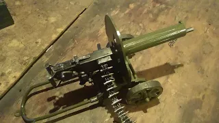 machine gun maxim scale 1/7(steel) пулемет максим масштаб 1/7