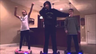 Zieglers and Kendall Dancing on Hoverboards