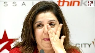 Farah Khan Cries at Shahrukh Khan Press Conference