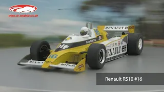 ck-modelcars-video: Rene Arnoux Renault RS10 #16 2nd Großbritannien GP Formel 1 1979 1:18 MCG