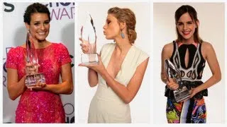 Taylor Swift, Jennifer Aniston, and Emma Watson Shine at People's Choice Awards