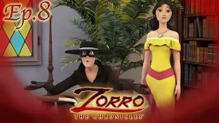 LE VRAI VISAGE DE ZORRO|  Les Chroniques de Zorro | Episode 8 | Dessin animé de super-héros