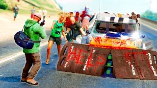 GTA 5 ЗОМБИ АПОКАЛИПСИС. НОВЫЙ БЕЗУМНЫЙ ЗОМБИ АВТОМОБИЛЬ.