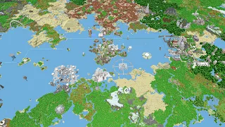 Rendering the entire HermitCraft world at once