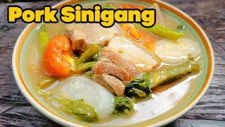 PORK SINIGANG | Yung Maasim Malapot na Sabaw! Mapapahigop ka ng Bongga dito!