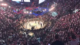 Leon Edwards Knocks Out Kamaru Usman UFC 278 *crowd reaction*