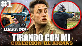 PROBANDO ARMAS DE LA SEGUNDA GUERRA MUNDIAL - Luger P08 #1