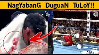 MaAngaS Na IndonEsian BoxeR At TumaLo Sa Sampong Pinoy Nagantihan Din Sa Laban