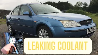 The £400 MK3 Mondeo has a coolant leak... Water pump? Split hose?