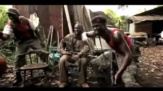 Funny Monkey shooting AK-47 in africa !