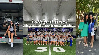 WEEK IN MY LIFE | UF cheer tryouts, college graduation, moving out